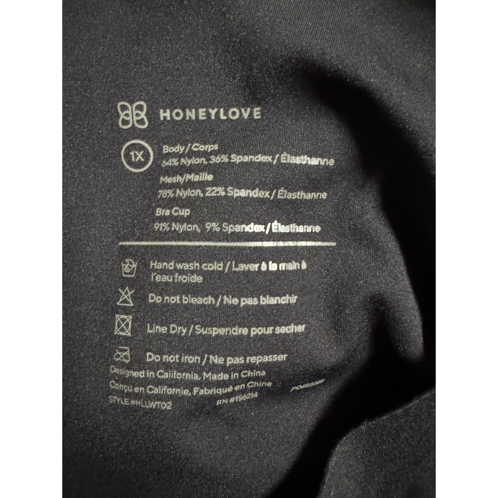 Honeylove LiftWear Cami Black Wireless Support Shapewear Tank Top 1X - Picture 6 of 6